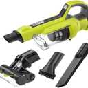 RYOBI ONE+ 18V Cordless Hand Vacuum with Powered Brush (Tool Only) Black Green (PCL700B) 
