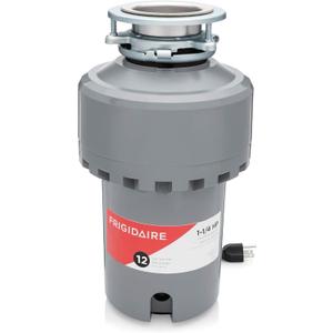 Frigidaire 1.25 HP Corded Garbage Disposal for Kitchen Sinks | FF13DISPC1