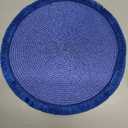 HD Designs Outdoors™ Blue 4 Pack Fringe Placemats