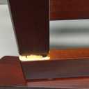 Casual Home Luggage Rack, Walnut, Solid Wood