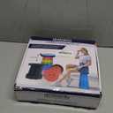 Foldable Telescoping Stool Portable, Retractable Stool for Adults, Upgraded Collapsible Folding Seats with Load Capacity 550lbs, Camping Stools for Adults (Black)