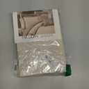 Vue Bensonhurst Modern Embroidered Rectangular Decorative Euro Sham Pillow Case, 20" x 26", Ivory