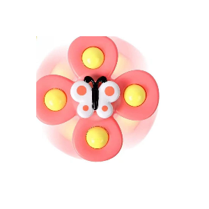 2PCS Suction Cup Spinner Toys for 1 2 Year Old Boys Spinning Toys Baby Toys 12-18 Months Sensory Toys for Toddlers 1-3 Easter Basket Stuffers Gifts for 1 Year Old Girls