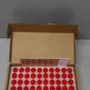 Minetom C7 Christmas Replacement Light Bulbs 50 Pack, C7 Bulbs Clear Incandescent Bulb for Christmas String Light, E12 Candelabra Base, 5 Watt, Red