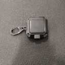 for Samsung Galaxy Buds 4 Pro Case 2026,with Safty Lock Carbon Fiber Galaxy Buds 4 Pro Cover for Men Women,Support Wireless Charging with Keychain & Cleaner Kit- Black