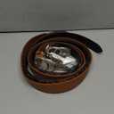 SANSTHS 3 Pack Women Waist Belts for Jeans Pants Dresses, Ladies Belt with Double O-Ring Gold Buckle