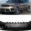 Front Bumper Lower Skid Plate Board Fit for Range Rover Sport 2018 2019 2020, Glossy Black