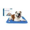 The Green Pet Shop Cool Pet Pad - Medium, Blue - Self-Cooling, Pressure Activated Mat for Dogs & Cats from 21-45 lbs - Non-Toxic Gel, No Water Needed