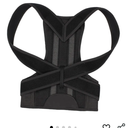 Hunchback Correction Belt and Posture Trainer Elastic Back Fixed Supporter for Adult Shoulder and Spine Alignment, Suitable for Men and Women to Posture and Reduce, Black, Size L