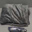 Westinghouse Heated Blanket Throw, Electric Throw with 6 Heating Levels, 2-10 Hours Time Settings, Overheat Protection, Machine Washable, Flannel (Throw, 50x60 Inches, Charcoal)