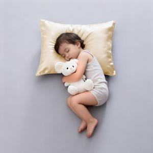 2 Pack Cooling Toddler Pillow Cases, Viscose Derived from Bamboo Small Pillow Protectors Set of 2, 400 Thread Count Soft Silky Breathable Summer Pillow Cover with Zipper Hidden (2PCS, 13x18,Beige)