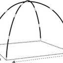 Kids Tent Poles Replacement Poles for Kids Tent Indoor & Outdoor Kids Play Tent Poles Fiberglass Poles Child Tent Poles for Girls and Boys,Length132(S) (Large)