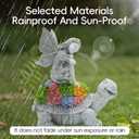 Garden Decor Solar Statue Lights, Outdoor Resin Turtle and Angel Statues, Turtle Figurine for Patio Lawn Front Porch Yard Decoration - Housewarming Birthday Gifts for Mom Grandma Women