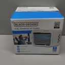 BLACK+DECKER Desktop Air Cooler, Personal Portable Fan with 3Speeds, Evaporative Air Cooler with 0.5L Water Tank, Air Cooler Fan for Desk, Home, Office, Bedroom, and more, BDMC10, White/Gray