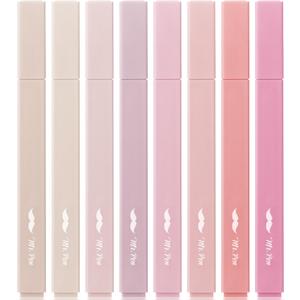 Mr. Pen- Aesthetic Highlighters, 8 pcs, Chisel Tip, Vintage Colors, No Bleed Bible Highlighter Pastel, Highlighters Assorted Colors