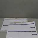 (2-Pack) Large Weekly Planner - 17" x 12" Spiral Weekly Calendar, 53 Weekly Goals Schedule Planner for Planning and Organizing Family Activities, Meal Tracker, Undated