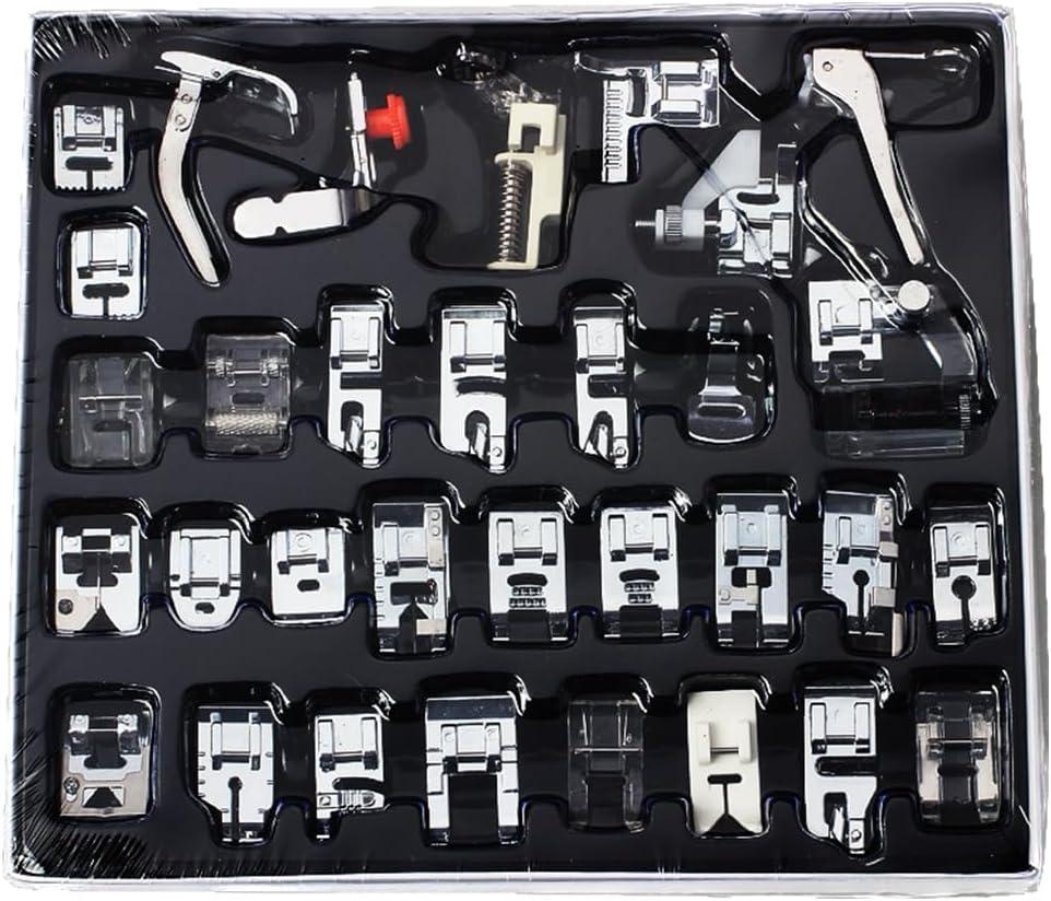 32Pcs Sewing Machine Presser Feet Kit, Sewing Machines Accessories Supplies Set