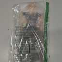 JEMYGINS Solid Color Suspender and Silk Bow Tie Sets for Men (Black)