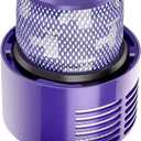 Replacement V10 Filters for Dyson V10 Cyclone Series, V10 Absolute, V10 Animal, V10 Total Clean, SV12,Part No. 969082-01, Purple (1)