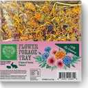 Small Pet Select Forage Tray Bundle, 3 Pack of Foraging Trays for Rabbit, Guinea Pig, Hamster or Bunny - Natural Treats, Dandelion, Flower, Herb Mix 2.5oz Each