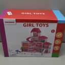 JUKUDAHU Villa Playset for Girls Ages 3-7, Indoor Playset Girls Toys for Ages 6-8 with 4 Storeys 11 Rooms 2 Dolls, Furniture and Accessories, Pretend Toddler Toy, Birthday Gifts for Kids 3 4 5 6 7 8