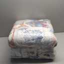 Boho Washable Area Rug 9x12, Spill-Proof Surface, Non-Slip Backin,Low Pile Faux Wool Large Printed Rugs for Living Room, Bedroom, Ding Room, Entryway and Home Decor (Blue, 9x12)