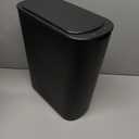 Cesun Motion Sensor Trash Can, 5 Gallon Automatic Bathroom Garbage Can with Lid, Touchless Smart Plastic Slim Wastebasket for Bathroom, Office, rv, Bedroom, Living Room, Black