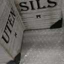 Suli Extra Large Kitchen Utensils Holder with 3 Compartments,Corner Shelf,Wooden Utensil Organizer for Kitchen Countertop, Farmhouse Decor, Rustic Cooking Utensil - White grain