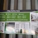 SFJC Dog Gate Indoor, Freestanding Dog Fence for The House, Doorways, Hallways,or Stairs,Pet Gate Foldable Wooden,Expandable【6 Panels】120‘’w x 24''h