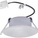 Facon 3Inch LED RV Puck Light with Quick Connector, DLFST3-008-MC/RVR3L-MC, Full Aluminum Recessed Mount Down Light, 12V Interior Light for RV Motor-Homes Camper Caravan Trailer Boat