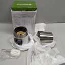 Maestri House Milk Frother, Variable Temp and Froth Thickness DualFro 600 Milk Frother Steamer, 21OZ Smart Touch Control Milk Warmer, Dishwasher Safe, Memory Function for Latte&Hot Chocolate (White)