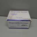 100 Pack 1ml Syringes with Needle - 27G 1/2 inch Disposable 1cc Luer Lock Syringe for Scientific Lab Use, Sterile Individually Wrapped