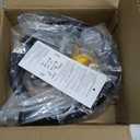 1675KIT48 Safety System Kit, 48" Mobile Gas Hose Connector with 2 Elbows, 3/4" Quick Disconnect, 3/4" Gas Flex Line & Gas Valve, Quick Connect & Disconnect for Commercial Kitchen Equipment.