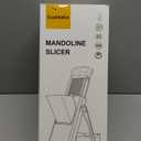 Upgrade Safe Mandoline Slicer for Kitchen, SupMaKin Bigger Entrance Vegetable Food Slice Potato Slicer Chopper, Adjustable Thickness Multi Mandolin, Julienne + Dicer Kitchen Must Haves Green