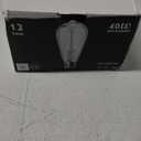 12 Pack LED Edison Bulbs 40 Watts Equivalent, 4 Watt LED Vintage Light Bulb, 5000K Daylight ST19 Light Bulb, 400LM E26 Base for Light Fixtures, Not Dimmable (12, 5000k-not Dimmable)