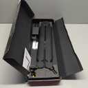 FIFINE Mic Arm Stand, Microphone Boom Arm with Desk Clamp, Cable Channels, 3/8" to 5/8" Threads, Heavy Metal Microphone Stand for Podcast, Vocal Recording, Gaming-BM66 Black