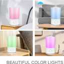 BlueHills Premium 2000 ML XL Large Essential Oil Diffuser Aromatherapy Humidifier for Large Room Home 40 Hour Run Huge Coverage Area Lights 2 Liter Extra Large Capacity Diffuser White Wood Grain E004