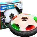 Magic Kick Hover Soccer Ball Indoor Kids Toys for Ages 8-13 - Light Up Soccer Ball with LED Lights & Air Cushion - Toys for Boys & Girls Ages 6-12, for 6, 7, 8, 9, 10 Year Old