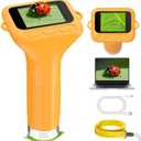 Handheld Microscope for Kids Portable Pocket Digiscope - 2" IPS HD Screen 1000X Digital Microscopes Camera PC Compatible 3-12 Year Old Girl Boy Science Edu Fun Birthday Gifts Toys