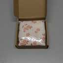 Konssy Muslin Swaddle Blankets for Girls Boys, 2 Pack Receiving Baby Blanket Large 47 x 47 inches, Soft Breathable Swaddling Wrap for Unisex Newborn (Pink Sun,Khaki Leaf)