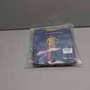 Women Longstocking Costume Set T-Shirt Apron and Stockings Halloween Longstocking Costume Outfit M (5 ft 5 in-5 ft 9 in/165-175cm)