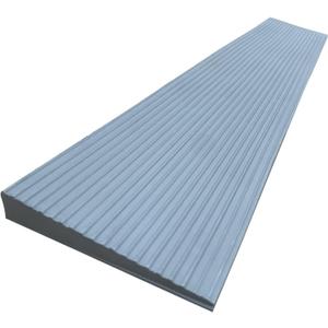 0.8" Rise Rubber Threshold Ramp for Doorways Heavy Duty Wheelchair Ramp, Non-Slip 1 Pack Gray Native Rubber Power Handicap Ramp for Door Threshold Wheelchair Scooter Ramp Curb Ramp (SW-TPR20)