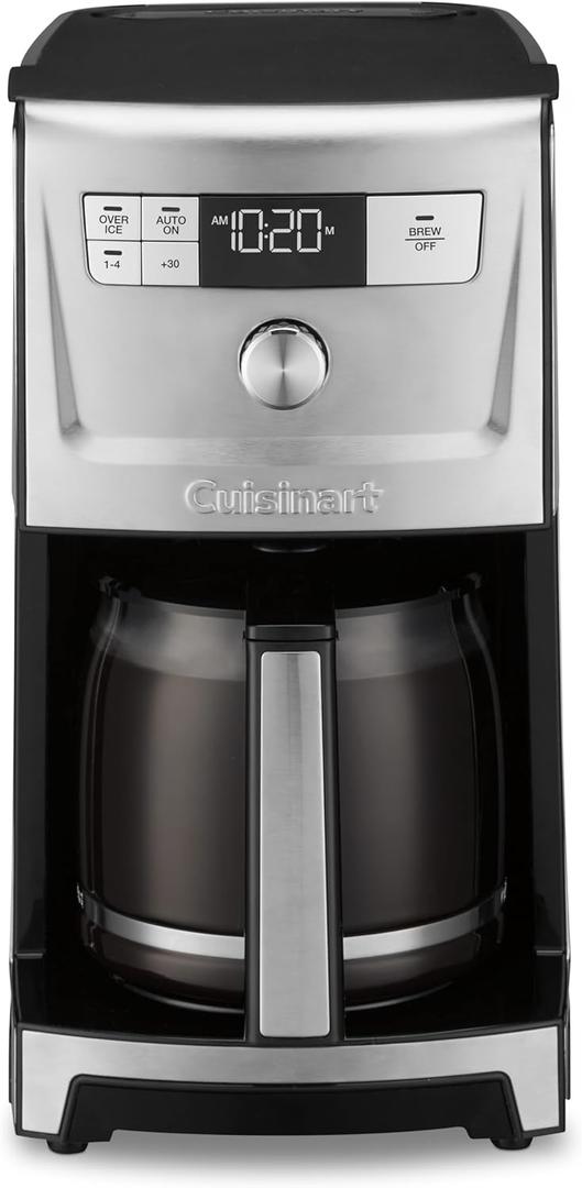 Cuisinart Coffee Maker, 14-Cup PerfecTemp Programmable Coffee Machine Glass Carafe with 1-4 Cup Setting, Brew Strength Control, Brew Pause, and Over Ice Function, Stainless Steel