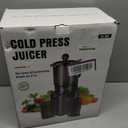 Juicer Machines with 5.8" Large Chute, 2-in-1 Cold Press Juicer for Whole Vegetables Fruits 400W, Masticating juicer Easy to Clean Juice Extractor Machine for Making Nut Mike, Juice, Premium Gray