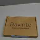 Ravinte Cabinet Pulls Matte Black Stainless Steel Kitchen Cupboard Handles Cabinet Handles 6Length, 3.75 Hole Center 10-Pack