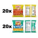 Chesters Fries, Hot & Ranch Flavored Variety Pack (Pack of 40)