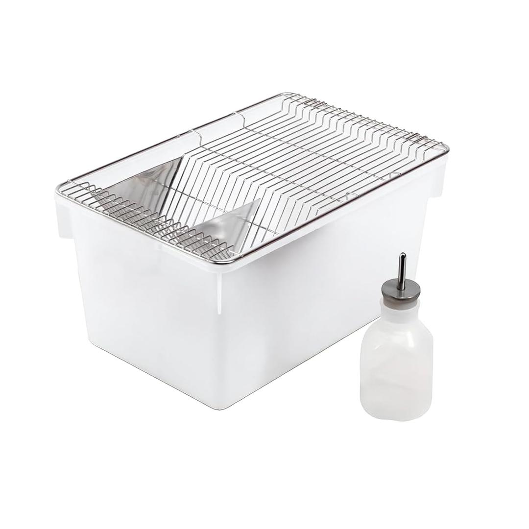 Lab Mouse Cage, Laboratory Rat Rodent Breeding Cage, Small Animal Cage, Mouse Breeding & Weaning Cage (M)