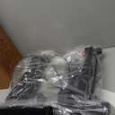 Sportneer Bike Trainer - Magnetic Stationary Bike Stand for 26-28" & 700C Wheels - Adjustable 6 Level Resistance Bike Trainer Stand for Indoor Riding with Quick Release Lever & Front Wheel Riser Block (Black)