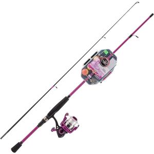 SouthBend Fishing Reel R2F4 Just Add Bait Tele Spin, Pink