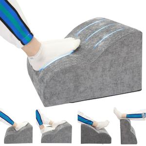 OpyTikar Foot Rest for Under Desk at Work.Multifunctional 3-Tier Foot Stool,with Washable Footrest.for Under Desk,Office Chair Gaming Chair & Sofa,Leg Elevation Pillow,Supports Posture -Dark Grey